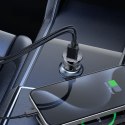 Ładowarka samochodowa USB-A USB-C PD QC 65W - czarna