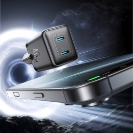 Ładowarka sieciowa 2x USB-C EU 45W - czarna