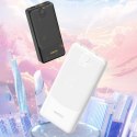 Powerbank K10 10000mAh USB-A 12W 2.4A - biały