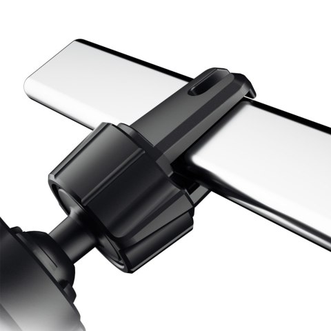 Uchwyt samochodowy grawitacyjny do telefonu na kratkę wentylacyjną - czarny