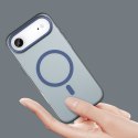 Etui case na iPhone 17 Air Magnetic Abrasive MagSafe - matowe niebieskie