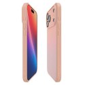 Etui pokrowiec case na iPhone 17 Pro Max Liquid Air - tytanowo-różowe
