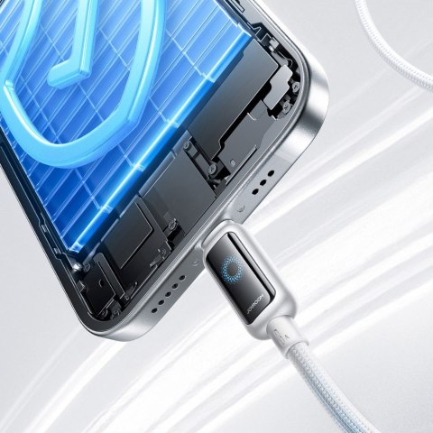 Kabel przewód USB-A - iPhone Lightning 3A 1.2m - biały