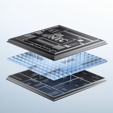 Powerbank 20000mAh 45W z wyświetlaczem kablami USB-C Lightning EnerFill FC31 - fioletowy