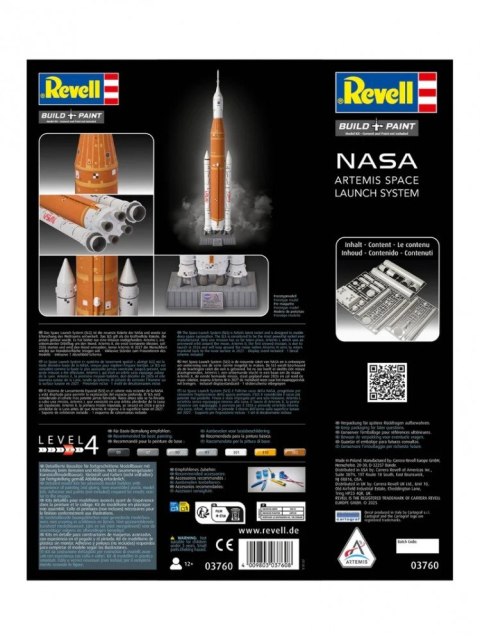Model plastikowy Artemis Space Launch System