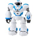 Robot Interaktywny Zdalnie Sterowany RC 16 Funkcji Światła Dźwięki Niebieski