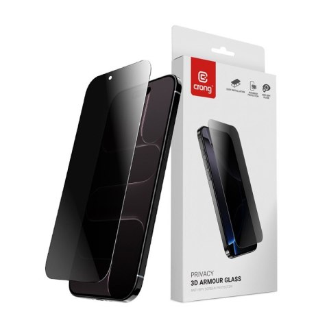 Hartowane szkło prywatyzujące Privacy 3D Armour Glass do iPhone Air