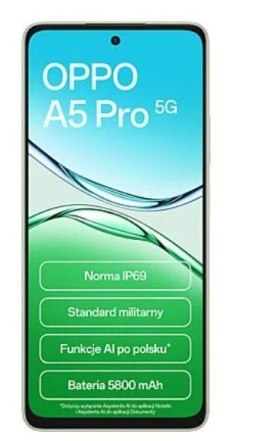 Smartfon A5 Pro 5G 8/256GB CPH2695 zielony