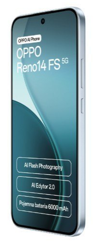 Smartfon Reno14 FS 5G 12/ 512GB CPH2743 niebieski