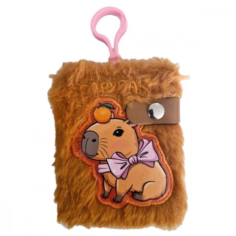 Brelok notesik Kapibara display mix 12 sztuk