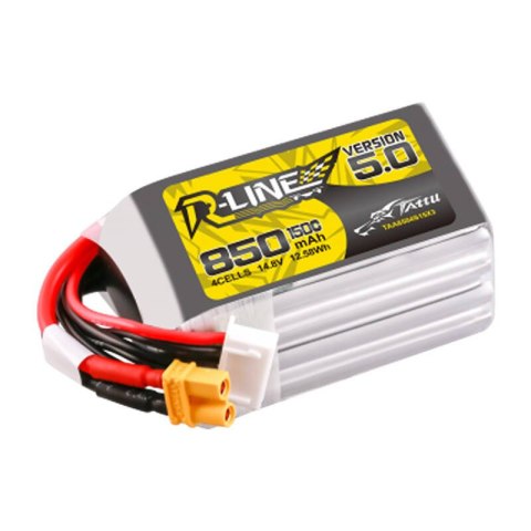 Akumulator TATTU R-Line 5.0 850mAh 14.8V 150C 4S1P XT30U-F