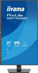 Monitor ProLite 27 cali XB2796QSC-B1 IPS,QHD,HDMI,USB-C (PD 65W),75Hz, 350cd, 1xUSB 3.2 , 1xUSB-C, 2x2W, HAS 150/PIVOT/obrót sto