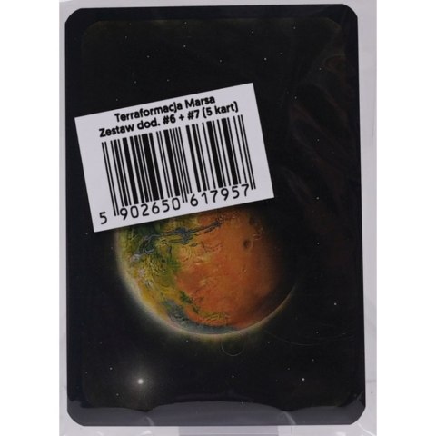 ZESTAW DODATKOWY #6 i #7 do TERRAFORMACJA MARSA (5 kart)