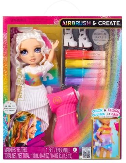 Lalka Rainbow High Air Brush, Purple Eyes