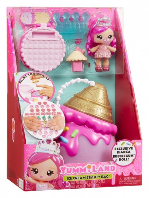Lalka Yummiland Beauty Bag + Lip Gloss, Ice Cream