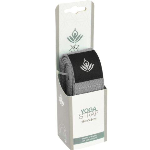 PASEK DO ĆWICZEŃ JOGI XQMAX SZARY