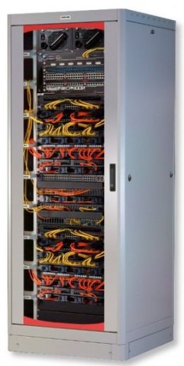 INTELLINET Szafa stojąca złożona 27U 600x600 rack 19 drzwi szklane I-CASE EP-2760GT