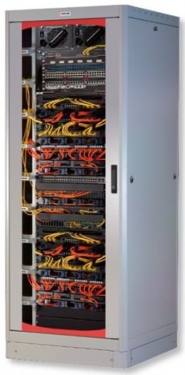 INTELLINET Szafa stojąca złożona 42U 600x800 rack 19 drzwi szklane I-CASE EP-4280GT