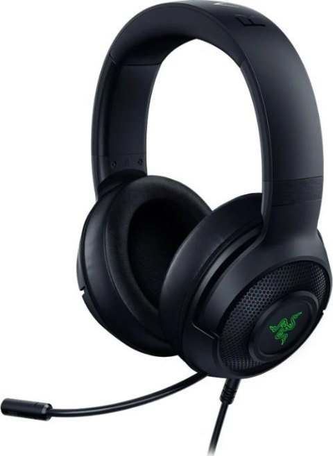 Słuchawki z mikrofonem RAZER Kraken V3 X Czarny Czarny