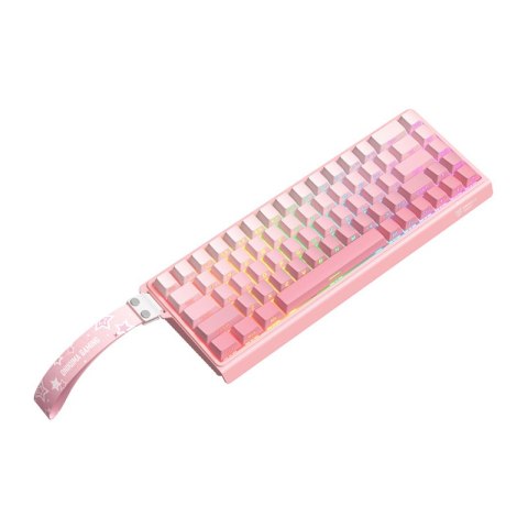 Klawiatura mechaniczna ONIKUMA G69 QWERTY (różowa)