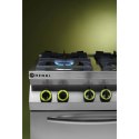 Kuchnia gazowa 4 palniki z elektrycznym piekarnikiem konwekcyjnym GN1/1 Kitchen Line - Hendi 225882
