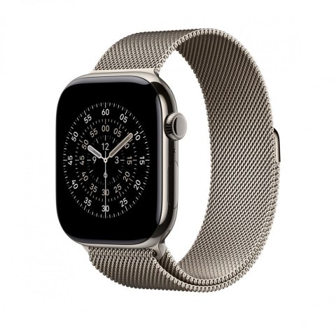 Bransoleta mediolańska w kolorze naturalnym do koperty 46 mm - rozmiar M/L