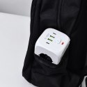 Listwa kostka zasilająca rozdzielacz USB-A USB-C AC Typ Schuko - biały