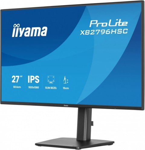 Monitor 27 cali XB2796HSC-B1 IPS,FHD,HDMI,USB-C (PD 65W),144Hz, 1xUSB 3.2 , 1xUSB-C, 2x2W, HAS 150/PIVOT/obrót stopy 360st