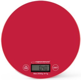 Waga kuchenna ESPERANZA EKS003R (Maks. 5000g /Czerwony )