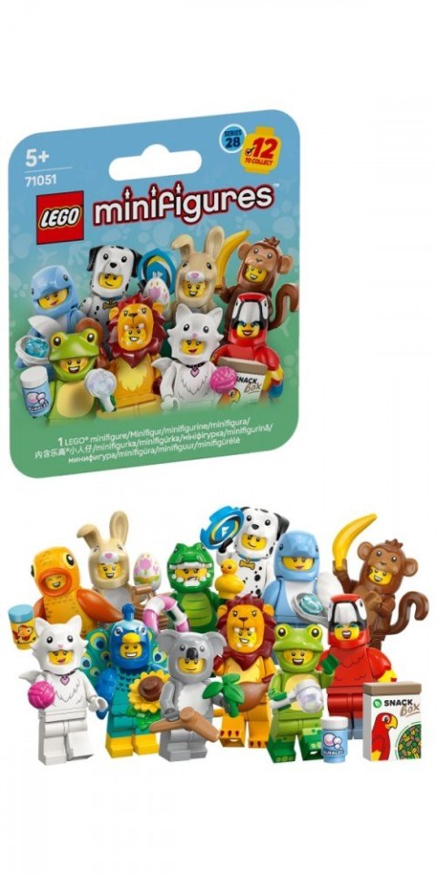 Klocki Minifigures 71051 Minifigurki Seria 28 - Zwierzęta (sztuka)