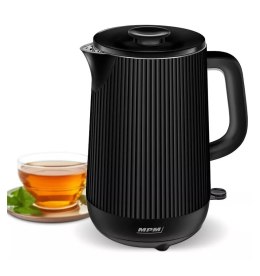 Czajnik podwójne ścianki 1,7L czarny MCZ-115/C