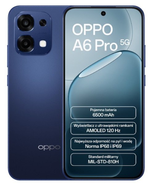 Smartfon A6 Pro 5G 8/256GB CPH2781 niebieski