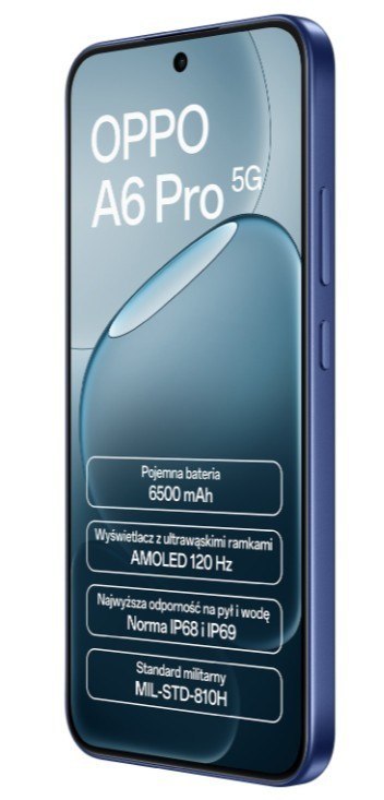 Smartfon A6 Pro 5G 8/256GB CPH2781 niebieski