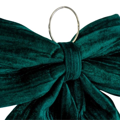 KOKARDA DEKORACYJNA ZIELONA 57x63x3CM MICA