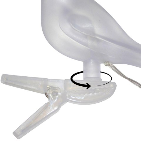 LAMPA SOLARNA GIRLANDA OGRODOWA PARTY LIGHT PTASZKI 5LED