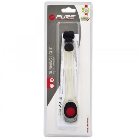 OPASKA ODBLASKOWA ŚWIECĄCA LED NA RĘKĘ LUB NOGĘ PURE 2 IMPROVE