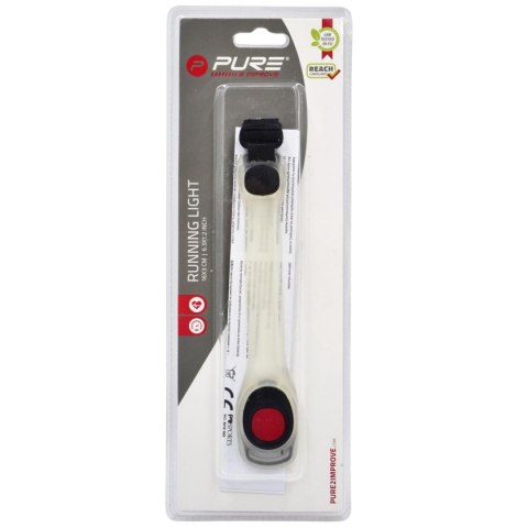 OPASKA ODBLASKOWA ŚWIECĄCA LED NA RĘKĘ LUB NOGĘ PURE 2 IMPROVE