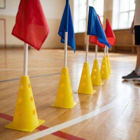 PACHOŁEK 23 CM Z OTWORAMI ŻÓŁTY