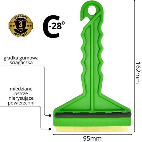 SKROBACZKA DRAPAK DO LODU FROST ZIELONA