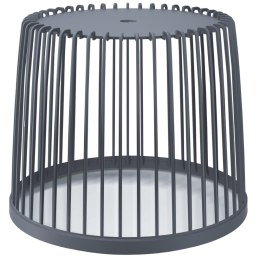 STOLIK KOSZ 38,6CM CLUBO POKRYWĄ ANTRACYT