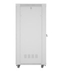 SZAFA INSTALACYJNA RACK STOJĄCA 19" 42U 800X1000 SZARA DRZWI SZKLANE LCD LANBERG (FLAT PACK) V2