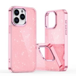 Etui brokatowe na Samsung Galaxy S25 Edge Glitter Case - różowe