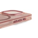 Etui brokatowe na Samsung Galaxy S25 Edge MagSafe Glitter Case - różowe