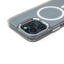 Etui brokatowe na iPhone 17 MagSafe Glitter Case - półprzezroczyste