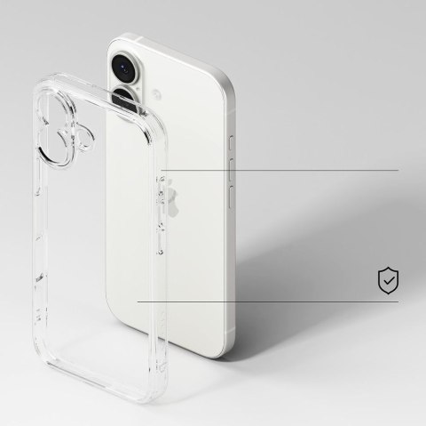 Etui pokrowiec ochronny na iPhone 17 Fusion - przezroczyste