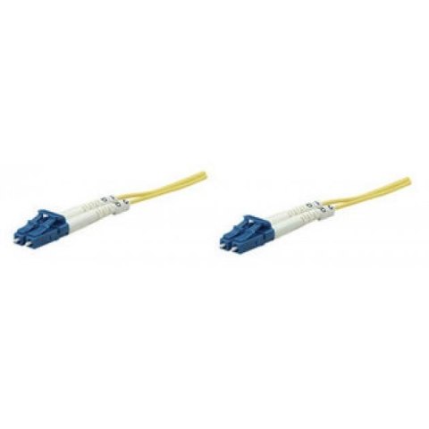 INTELLINET Patchcord światłowodowy OS2 9/125 SM LC-LC Duplex 1 m 302693
