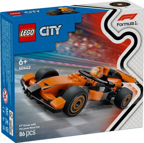 LEGO CITY F1 Kierowca i bolid McLaren 60442