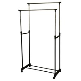 WIESZAK NA UBRANIA 80x42x90-160CM PODWÓJNY EXCELLENT HOUSEWARE