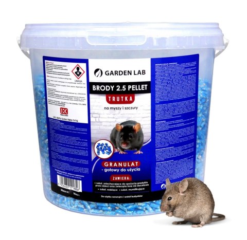 Brody 2.5 Pellet 1 kg - wiadro