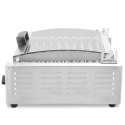 Podgrzewacz grill rolkowy do parówek hot-dogów dwustrefowy z pokrywą 11 rolek 45 cm 980 W